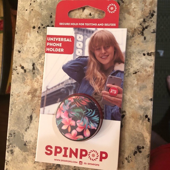 Spinpop Accessories - UNUSED Popsocket (Hawaiian Print)